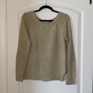 MARKET & SPRUCE Button back sweater with elbow patches